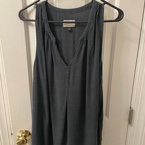 Merona | Dark Gray V-Neck Sleeveless Top | Women's XL